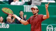 Valentin Vacherot, rival de Alcaraz en semifinales de Monte-Carlo. EFE