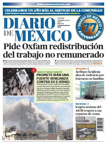 Edición Impresa  Lunes 02 de marzo del 2026