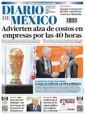 Edición Impresa Miércoles 04 de marzo del 2026