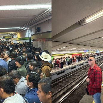 Este viernes, miles de usuarios vivieron la saturación y servicio lento en el Metro. Redes sociales