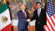 El canciller Roberto Velasco se reunió con el embajador de EU en México, Ronald Johnson (SRE)