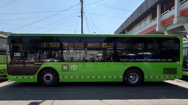 Una de las unidades que prestará servicio durante la fase piloto. @RTP_CiudadDeMex Una de las unidades que prestará servicio durante la fase piloto. @RTP_CiudadDeMex