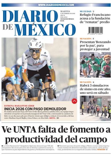 Edición Impresa  Martes  17  de febrero del 2026