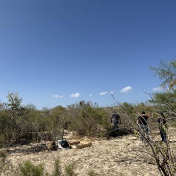 Colectivos localizan restos humanos en San José del Cabo. Foto Especial