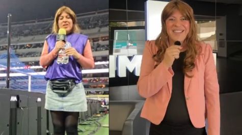 Roxana Olarte reportera deportiva