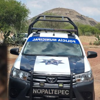 Omar García Harfuch, titular de la SSPC, calificó como un "hecho inédito y lamentable" la balacera ocurrida en la zona arqueológica de Teotihuacán (Foto: EFE)