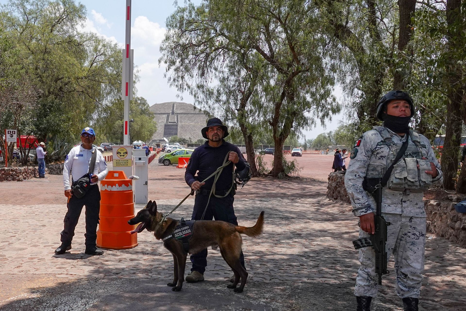 Autoridades reforzaron la seguridad en Teotihuacán con revisiones y vigilancia tras el ataque Foto Cuarto Oscuro 