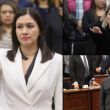 Rindieron protesta Blanca Yasahara Cruz García, Frida Denisse Gómez Puga y Arturo Manuel Chávez López (INE)
