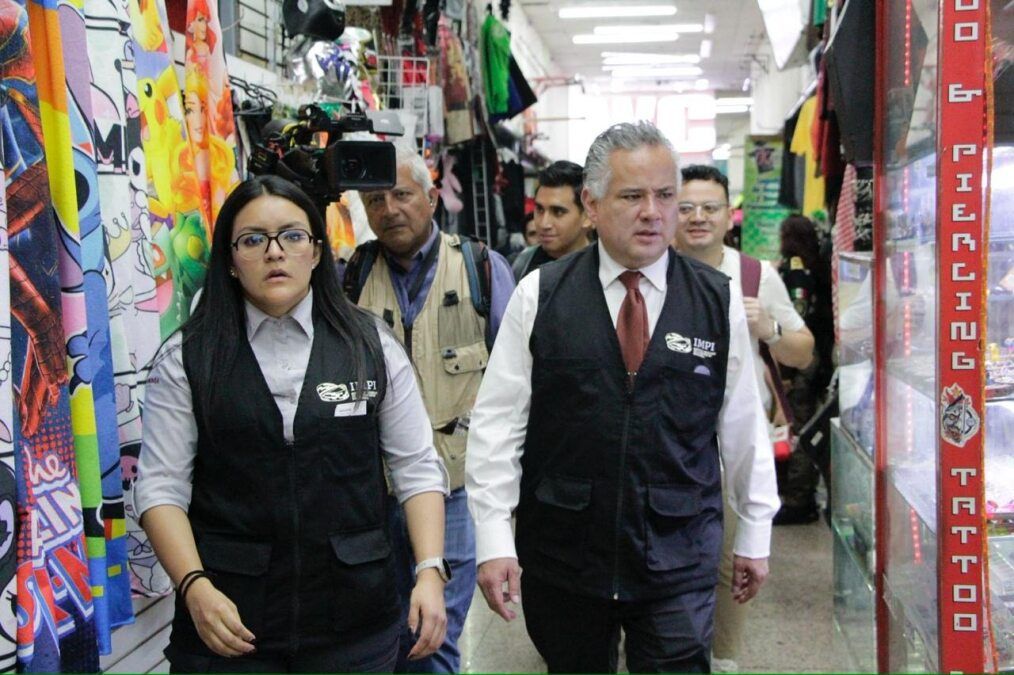 El operativo fue encabezado por autoridades del IMPI. Foto IMPI