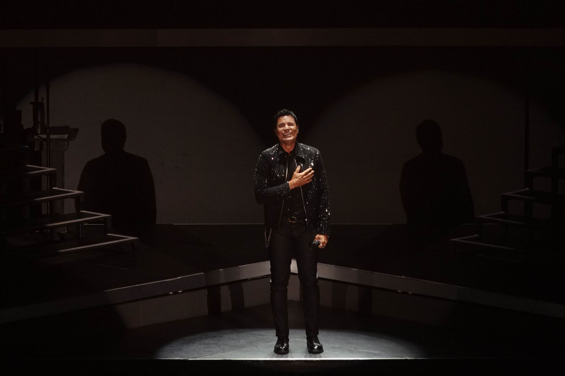 Chayanne agradeció a su público mexicano por su apoyo en sus más de 35 años de trayectoria. Foto Camila Ayala