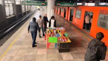 Autoridades del Metro acordaron retirar a comerciantes de la Línea B del Metro. Foto Especial