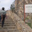 La zona arqueológica de Monte Albán, reforzó su seguridad con presencia de la Guardia Nacional (EFE)