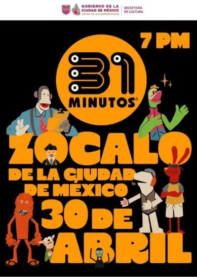 Directamente desde Chile, llega 31 minutos al Zócalo