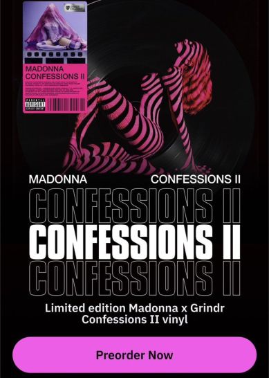 "Madonna x Grindr"