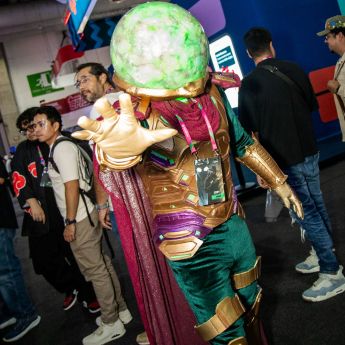 Aficionados del cine aprovecharon para caracterizar a sus personajes favoritos. Foto Brandon Díaz