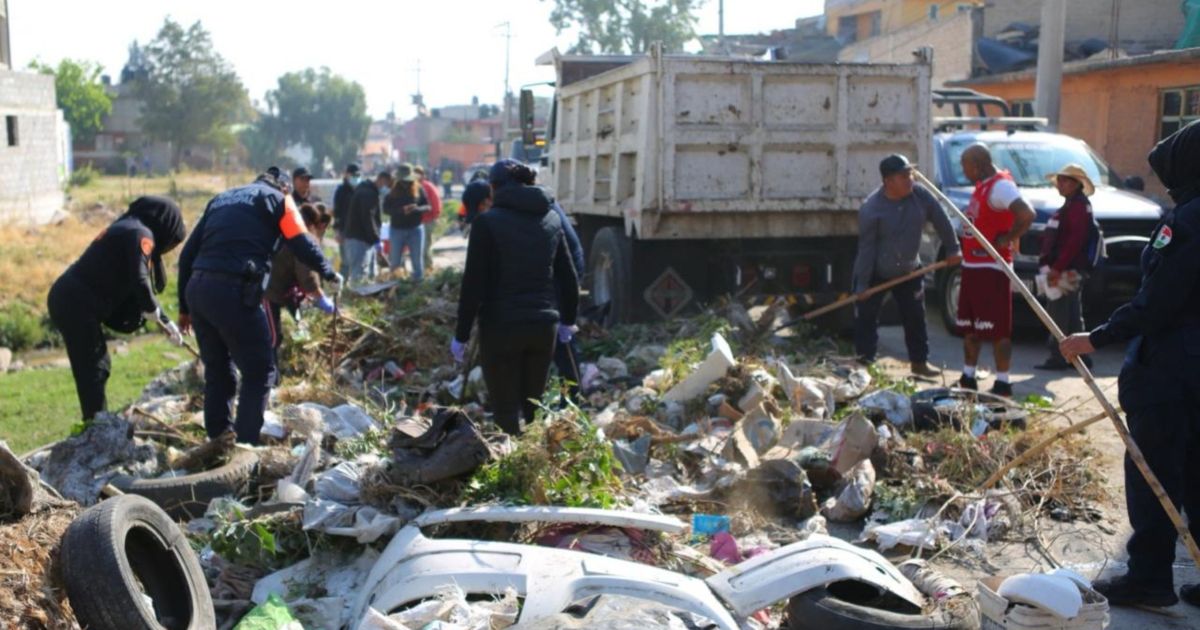 Más de 51 mil toneladas de basura recolectaron en Ecatepec