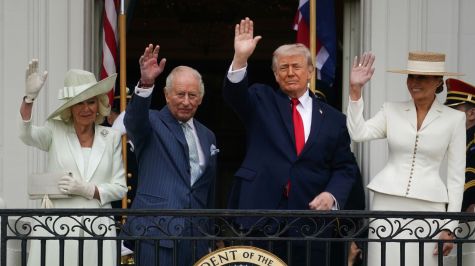 Los Trump dan la bienvenida a Carlos III y Camila en la Casa Blanca (EFE)
