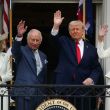 Los Trump dan la bienvenida a Carlos III y Camila en la Casa Blanca (EFE)
