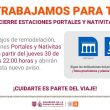 Estas labores forman parte de la rehabilitación de la red con miras a la próxima Copa del Mundo, buscando una mejora sustancial en el servicio a largo plazo (Foto: Especial)