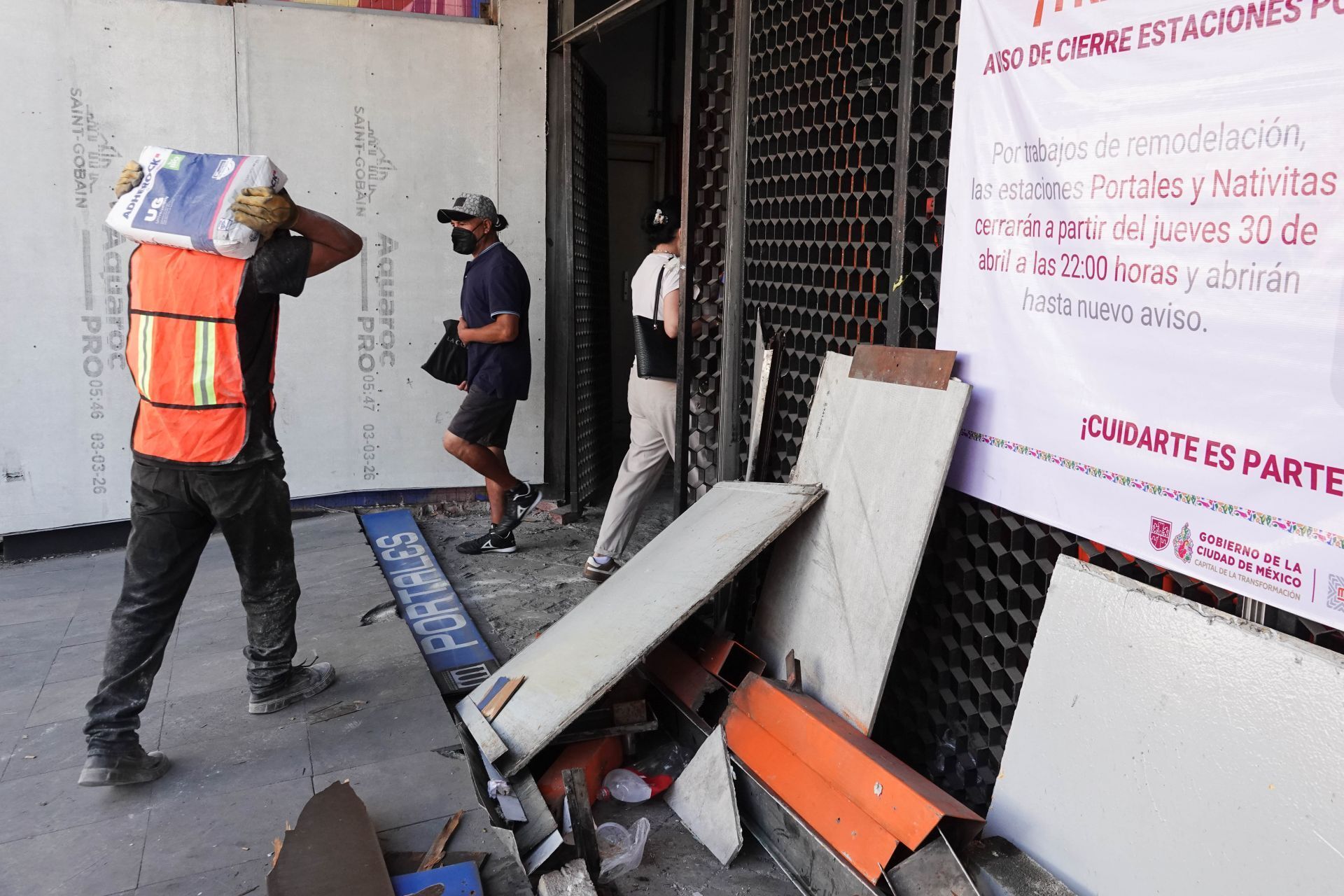 La estación Portales de la Línea 2 se encuentra cerrada desde hoy, jueves 30 de abril y hasta nuevo aviso.