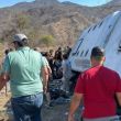 Siete muertos y 25 lesionados tras volcadura de autobús en Nayarit (Gobierno de Nayarit) Siete muertos y 25 lesionados tras volcadura de autobús en Nayarit (Gobierno de Nayarit)