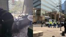 Un conato de incendio en la Torre Bienestar, sobre Reforma, fue controlado por bomberos; el fuego se originó por un corto circuito y no dejó lesionados. Redes sociales