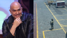 El actor Héctor Suárez Gomís narró el operativo de seguridad tras una amenaza de bomba en un vuelo de Viva Aerobus en el AICM. Cuartoscuro /@PelonGomis