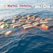 Según las autoridades, la intercepción se realizó a aproximadamente 103 millas náuticas (unos 190 kilómetros) de la base naval de Salina Cruz, Oaxaca (Foto: Especial)