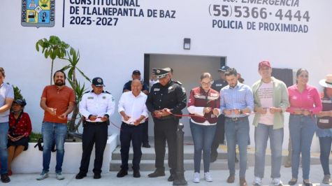 Destacó la gobernadora Delfina Gómez seguridad de Tlalnepantla.
