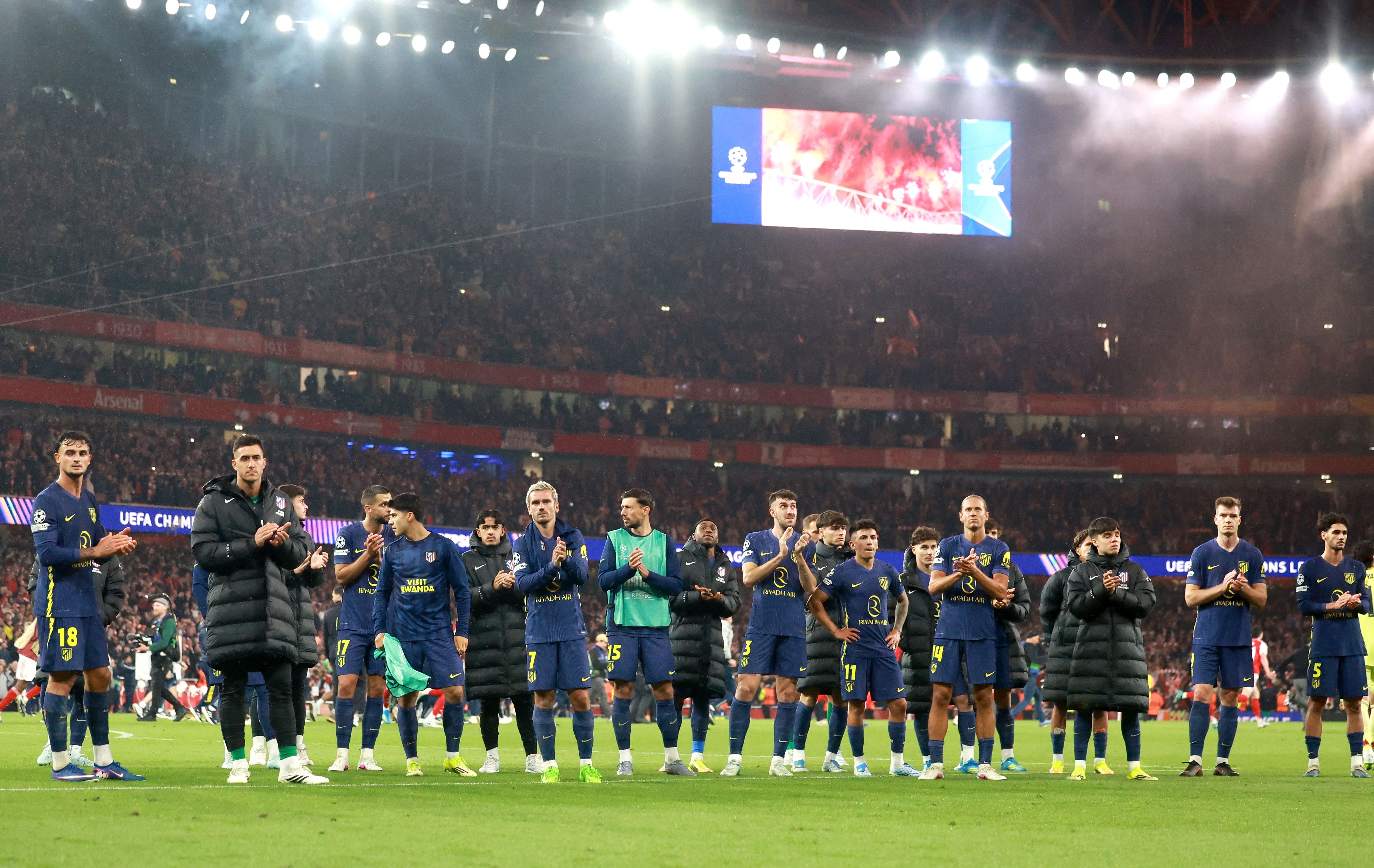 Atlético de Madrid volvió a quedarse a un paso de la gloria