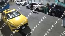 La acción fue captada por una cámara de videovigilancia. Foto Redes Sociales
