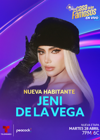 Jeni de la Vega se une a La casa de los famosos Estados Unidos