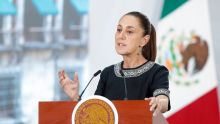 La presidenta Claudia Sheinbaum Pardo respondió de manera directa a los recientes amagos del mandatario estadounidense, Donald Trump (Foto: EFE)