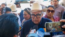 Rubén Rocha Moya, gobernador con licencia de Sinaloa, acusado por Estados Unidos de vínculos con el narcotráfico (Foto Cuartoscuro)