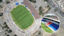 El Gobierno de Nezahualcóyotl inició trabajos de intervención y embellecimiento en el histórico Estadio Neza 86, recinto emblemático del futbol mexicano ligado al Mundial de 1986 y a equipos como Toros Neza y Atlante. @Adolfo_Cerqueda