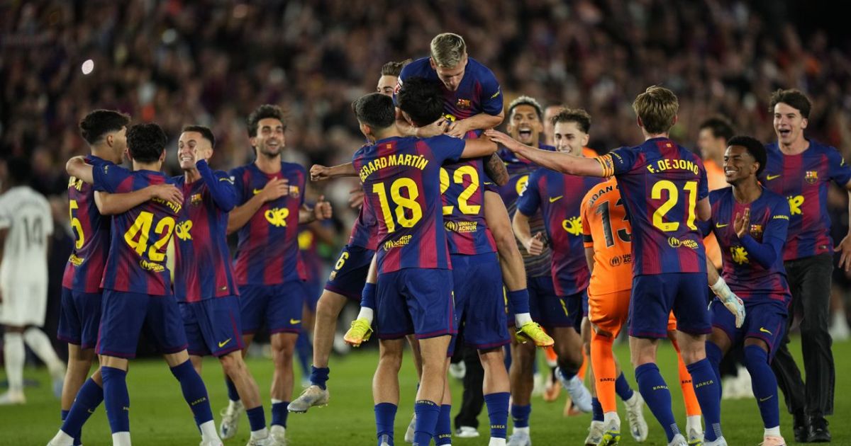 Barcelona campeón de LaLiga tras vencer al Real Madrid en el Clásico