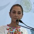 Durante el evento realizado en el Centro de Usos Múltiples, en el municipio de Cajeme, Sonora, la mandataria encabezó la entrega de las tarjetas de la Pensión Mujeres Bienestar (Foto: Especial)