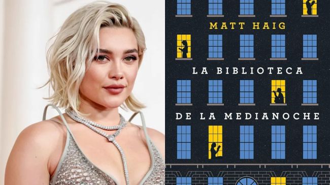La actriz Florence Pugh será la protagonista de la adaptación de 'La Biblioteca de La Media Noche'