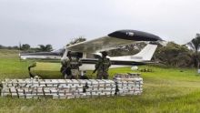 Decomisan avioneta con 636 kilos de cocaína en Tabasco. Foto Especial