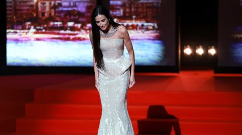 Demi Moore estuvo presente en la inauguración del Festival de Cannes