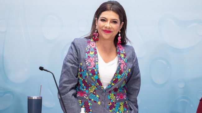 Clara Brugada presentó el Plan Tlaloque para mitigar las inundaciones en temporada de lluvias.