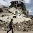 Lamine Yamal fue pintado en un mural tras ondear la bandera Palestina. EFE