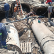 Autoridades concluyeron la reparación de la fuga en Los Reyes Culhuacán. @SEGIAGUA