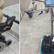 El ingenioso truco de la silla de ruedas: Así intentaron traficar cocaína en el AICM