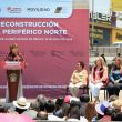 Delfina Gómez entregó la rehabilitación del Periférico Norte.
