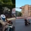 Un motociclista fue grabado disparando al aire sobre Paseo de la Reforma frente a instalaciones federales en la alcaldía Cuauhtémoc. Un motociclista fue grabado disparando al aire sobre Paseo de la Reforma frente a instalaciones federales en la alcaldía Cuauhtémoc.