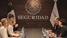Omar García Harfuch y Kaja Kallas acuerdan fortalecer el intercambio de inteligencia contra el crimen transnacional y los cárteles