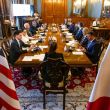 Sheinbaum y Mullin: Coordinación y Soberanía en la Agenda de Seguridad 2026 (Foto EFE / Presidencia de México)