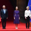 Claudia Sheinbaum recibe a líderes de la Unión Europea en Palacio Nacional (Foto Cuartoscuro)