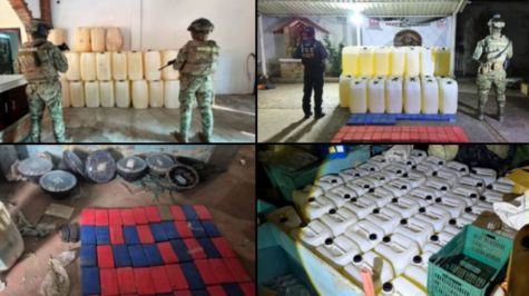 Marina asegura cocaína, armamento y combustible; detiene a cuatro personas (Gabinete de Seguridad)